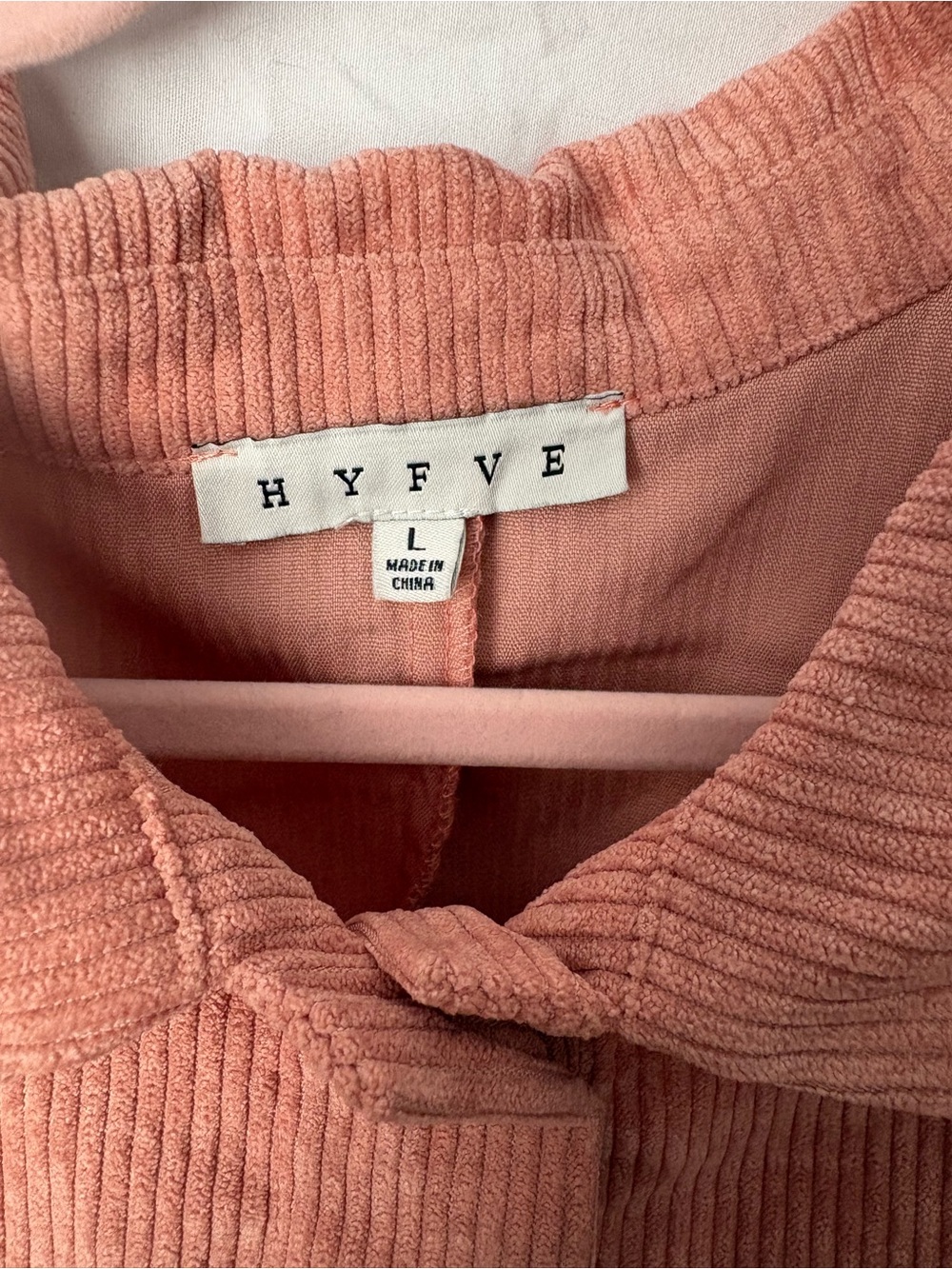 HYFVE Dusty Rose Corduroy Button Jacket - Picture 3 of 4